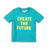 Tričko chlapecké s krátkým rukávem, Minoti, TB TSHIRT 3, tyrkysová - 80/86