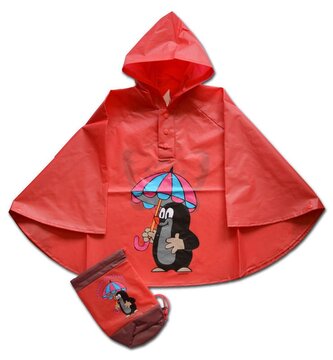 Pelerína Krtek, Pidilidi, PL0002-08, červená - 104 Pelerína Krtek, Pidilidi, PL0002-08, červená - 104