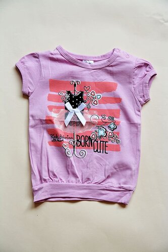 tričko s krátkým rukávem, Wendee, OZ102410-0, růžová - 74