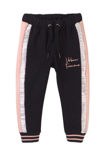 Tepláky dívčí, Minoti, Urban 6, černá - 140/146