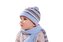 čepice a šála, Bugga, PD618, modrá - 80