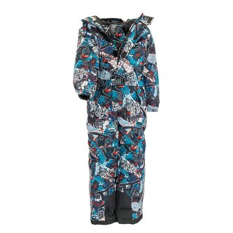 Chlapecká lyžařská kombinéza KAWE, Pidilidi, PD1151-02, modrá - 110 Chlapecká lyžařská kombinéza KAWE, Pidilidi, PD1151-02, modrá - 110