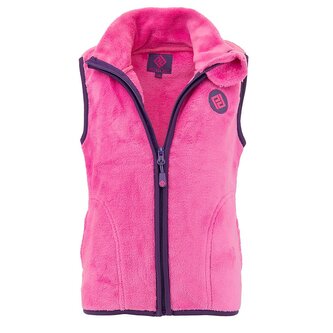 vesta dívčí chlupatá se stojáčkem, Pidilidi, PD1140-03, růžová - 98