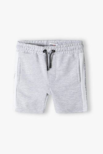 Kraťasy chlapecké teplákové, Minoti, 13fleece 14, Kluk - 98/104