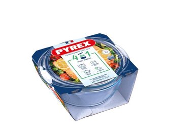 MÍSA ZAPÉKACÍ KULATÁ S VÍKEM PYREX 2,1L SKLO