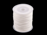 Šňůrka PES Ø0,5 mm - 1 ks - 27 Off White s vlascem