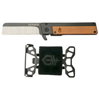 Set zavírací nůž Quadrant Bamboo + peněženka Barbill, Gerber