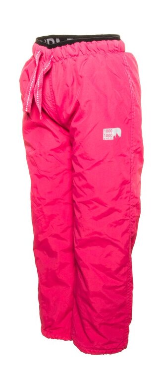 kalhoty sportovní podšité fleezem outdoorové, Pidilidi, PD1075-03, růžová - 110