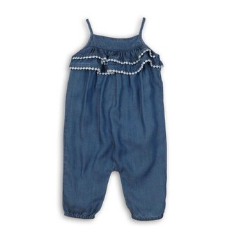 Overal dívčí na ramínka, Minoti, lemon 6, modrá - 86/92