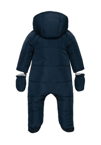 Kombinéza kojenecká zimní podšitá chlupem, Minoti, Polar 7, modrá - 56/62