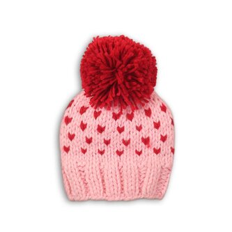 Čepice dívčí, Minoti, HAT 33, růžová - 1/3let
