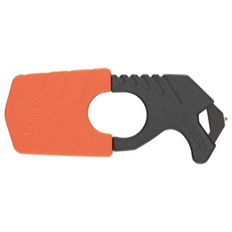 Řezák na pásy Strap Cutter 2.0, Gerber, černý. oranžové pouzdro