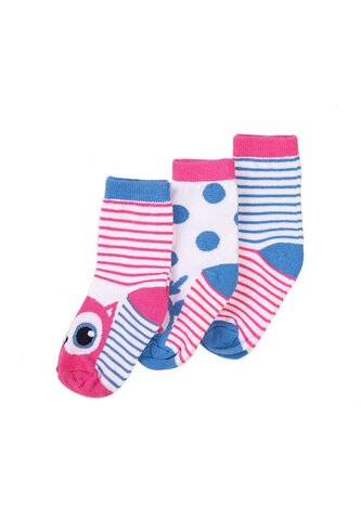 Ponožky dívčí 3pack, Minoti, TG SOCK 25, holka - 122/128