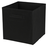 DOCHTMANN Box do kallaxu, úložný box textilní, černý 31x31x31cm