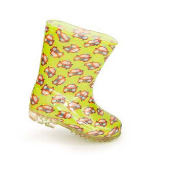 chlapecké holínky PVC - potisk autíčko, Pidilidi, PL0037-19,  zelená - 28