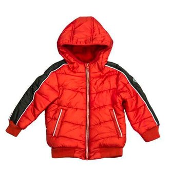 Bunda chlapecká zimní Puffa, Minoti, MONSTER 2, červená - 80/86