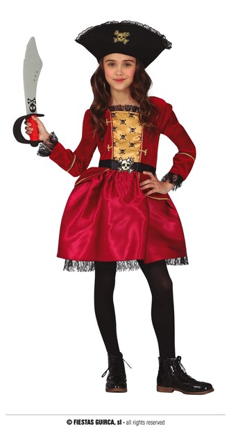 Pirátka kostým dětský 10-12 let