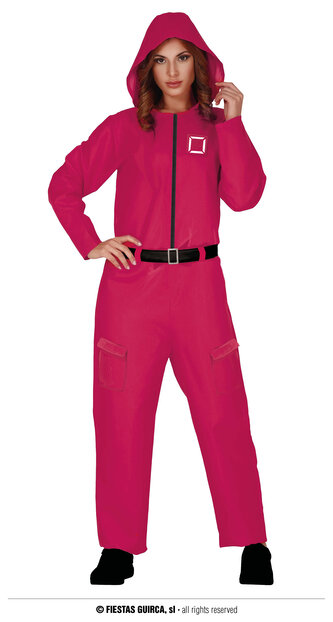 Squid game hlídačka dámský kostým S 36/38