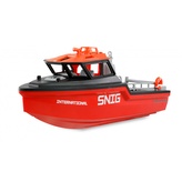 Amewi RC bezkomutátorový záchranný člun Snig 32 cm RTR černočervený