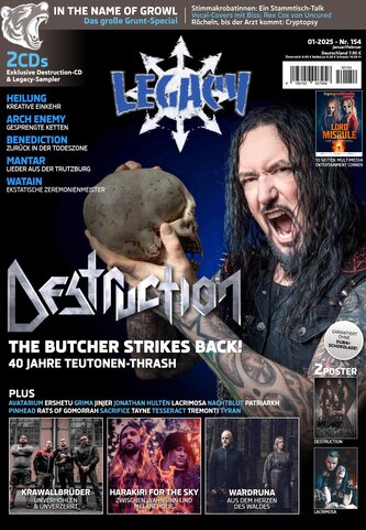 LEGACY MAGAZIN: THE VOICE FROM THE DARKSIDE. Ausgabe #154 (1/2025)