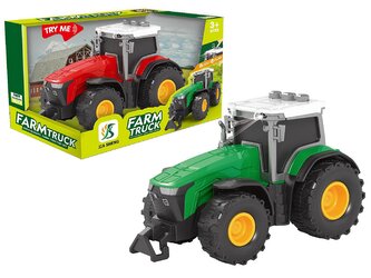 Traktor se zvukem a světlem; 12,5x8,5x8,5cm,