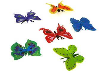 Sada 6 motýlů; 18x14x2cm,,