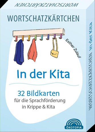 Wortschatzkärtchen: In der Kita