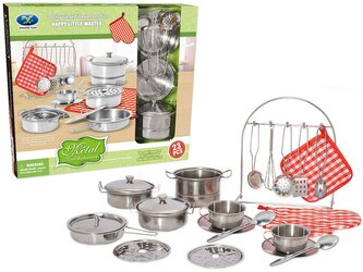 Sada kovových hrnců; 40x35,5x8,5cm