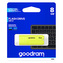 Goodram USB flash disk, USB 2.0, 8GB, UME2, žlutý, UME2-0080Y0R11, USB A, s krytkou