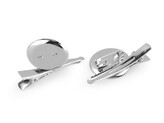 Brožový můstek 25x40 mm univerzální - 20 ks - 2 platina