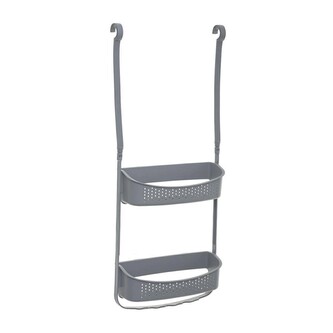 Koupelnová polička Flex šedá