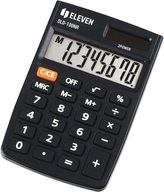 Eleven Kalkulačka SLD100NR, černá, kapesní, osmimístná