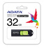 ADATA Flash Disk 32GB UC300, USB-C 3.2, černo-zelená