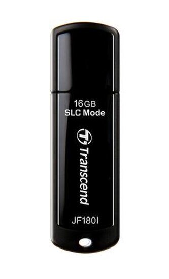 TRANSCEND Flash Disk 16GB JetFlash JF180I, SLC, USB 3.0 (R:155/W:135 MB/s), wide-temp, černá