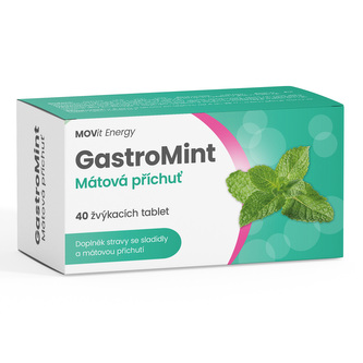 MOVit GastroMint Mátová příchuť, 40 žvýkacích tbl. MOVit GastroMint Mátová příchuť, 40 žvýkacích tbl.