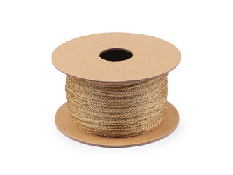 Lurexová šňůrka / provázek Ø1 mm, vánoční - 1 ks - 2 zlatá