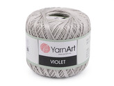 Bavlněná příze háčkovací Violet 50 g - 1 ks - 13 (4920) šedá holubí