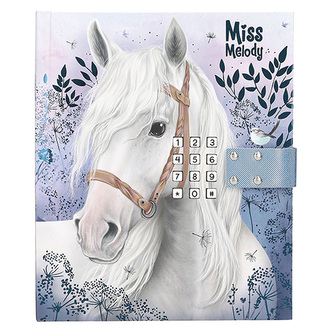 Zápisník se zvukovým efektem na kód Miss melody, Modrý, bílý kůň
