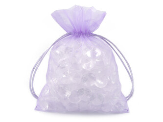 Dárkový pytlík 13x18 cm organza - 10 ks - 15 (11) fialová lila