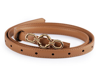 Dámský pásek šíře 13 mm, 18 mm - 1 ks - 2 (šíře 13 mm) béžová zlatá