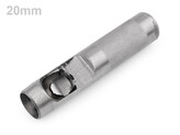 Výsečník / děrovač na látky Ø14;17;18;19;20;22 mm - 1 ks - 20 mm nikl