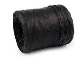 Lýko rafie k pletení tašek - syntetické, šíře 10 mm - 1 ks - 8 (45) černá