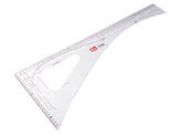 Krejčovský příložník / pravítko Prym délka 60 cm - 1 ks - transparent