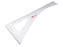 Krejčovský příložník / pravítko Prym délka 60 cm - 1 ks - transparent