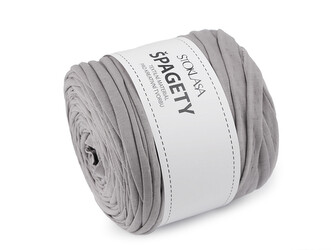 Špagety / příze 550 g - 1 ks - 21 šedá různé odstíny