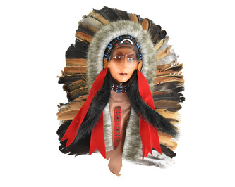 Závěsná dekorace Indiánská náčelnice 25 cm - var. AN
