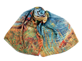 Šátek / šála 80x180 cm - 1 ks - 37 tyrkys