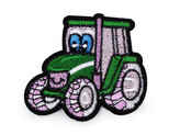 Nažehlovačka traktor - 10 ks - zelená