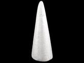 Kužel 17x54 cm polystyren - 1 ks - bílá