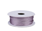 Lurexová šňůrka / provázek Ø1 mm - 5 ks - 4 fialová sv.